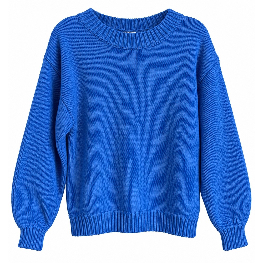 Princess Polly Harmony Cobalt Blue Thick Knit Sweater L/XL NWT Oversized $59